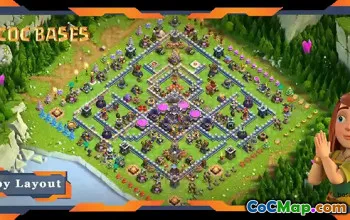 Top TH15 Farming Base: Hybrid Layout & Link - Clash of Clans #18803