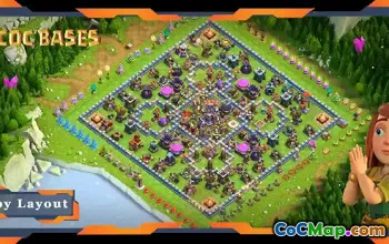 Top TH15 Hybrid Base: Anti 2 Stars Layout for Defense #18925
