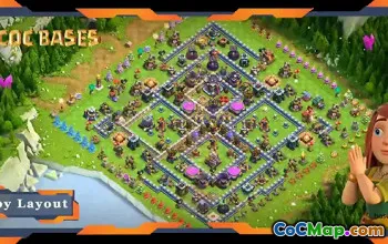 Top TH15 Hybrid Defense Base Layout - Clash of Clans #18813