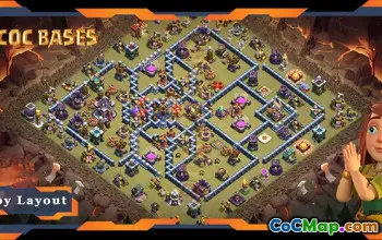 상위 TH15 전쟁 기지 레이아웃 - 안티 3성 및 CWL 링크 #18236