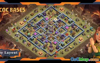 Anti 2 Stars를 위한 최고의 TH15 전쟁 기지 레이아웃 | 클래시 오브 클랜 #18252