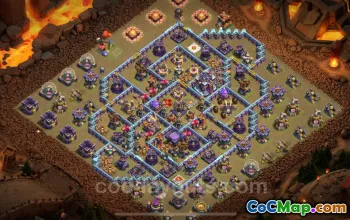 Top TH15 War Base with Link - Anti Everything Design #26229
