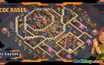 WarCWL - Clash of Clans #18279 的顶级 TH16 基地布局