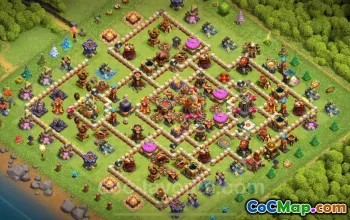 Top TH16 Defense Base for Legend League - Clash of Clans 2025 #22299