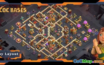 顶级 TH16 防御基地布局和链接 - Clash of Clans #18274