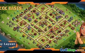 Top TH16 Defense Base with Anti Trophy Layout #57538