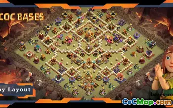 Top TH16 Defensive Base with Link #57539