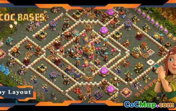 Najlepsza baza rolnicza TH16: Przewodnik po układzie przeciwlotniczym i 3 gwiazdki #18705