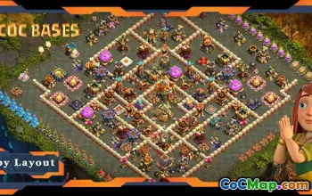 Najlepsza baza rolnicza TH16: układ przeciwlotniczy i anty-3-gwiazdkowy #18711