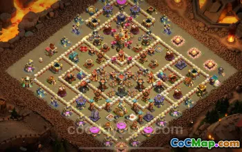 Top TH16 War Base 2025: Anti Air & Electro Dragon Link #22307