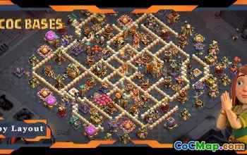 Meilleures configurations de bases de guerre TH16 – Anti 2 étoiles | Choc des clans #18264