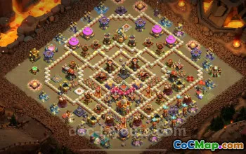 Top TH16 War Base Link - Anti 3 Stars Defense 2025 #22189