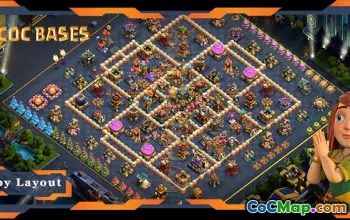 Top modele de bază anti-trofee TH17 pentru Clash of Clans #18635