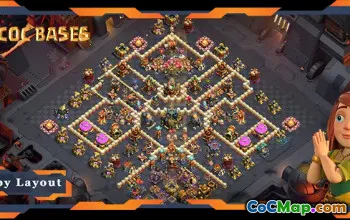 Top TH17 Base: Anti 3 Star Layout for War CWL - Clash of Clans #21402
