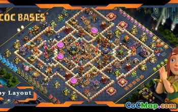 Top TH17 Base: Anti-Air Electro Dragon Layout for Legends #21213