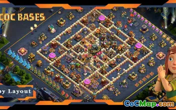 Top TH17 Base Design: Anti 3 Star Layout - Clash of Clans #21202