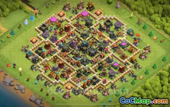 Nejlepší základní designy TH17 2024: Hybrid Anti-Everything #17777