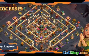 Top TH17 Base for Clash of Clans: Anti-Everything Layout #22036