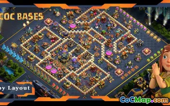 Top TH17 Base for Legend League & Anti-Trophy - CoC #21242