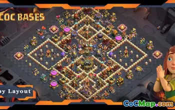 Top TH17 Base Layout: Anti-Air & Electro Dragon Defense #21205