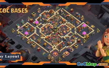 Top TH17 Base Layouts for War, CWL & Anti Everything - COC #21442