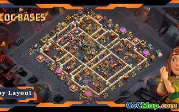 Top TH17 Base Layouts for War CWL - Clash of Clans #21430