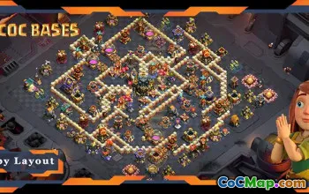 Top TH17 Base Layouts for WarCWL & Defense - Clash of Clans #21325