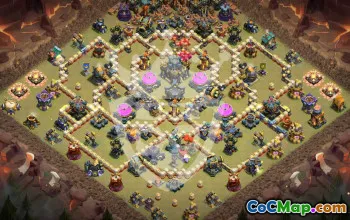 Top TH17 Base Layouts & Maps for Clash of Clans #56154
