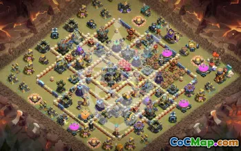 Top TH17 Clash of Clans Base Layouts #53411