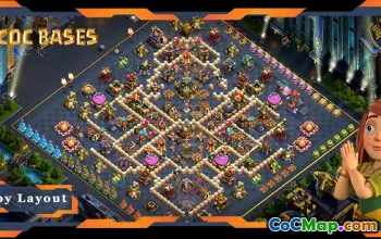 Top TH17 Defence Base | Anti Trophy Layout - Clash of Clans #21251