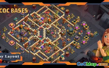Top TH17 Defense Base & CWL Layouts - Clash of Clans #21231