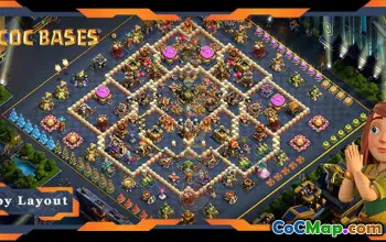 Top TH17 Farming Base: Anti 3 Star Hybrid Layouts – CoC #21328