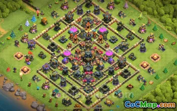 Top TH17 Farming Base Link - Anti 3 Stars | Clash of Clans 2025 #26800