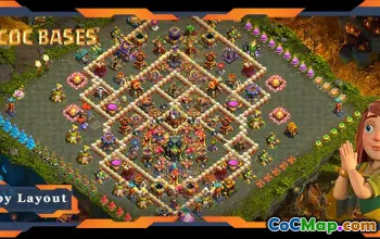 Top TH17 Farming Base with Anti 3 Star Layout - Clash of Clans #21258