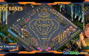 Top TH17 Troll Base with Funny Layout #55542