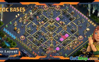 Top TH17 Trophy Base with Anti Everything Layout #55726