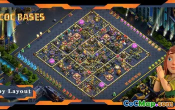 Top TH17 Trophy Base with Defense Layout #55653