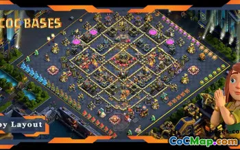 Top TH17 Trophy Base with Defensive Layout #55687