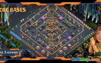 Top TH17 Trophy Defense Base with Link #55526