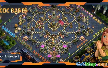 Top TH17 Trophy Defense Base with Link #56729