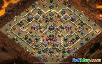 Top TH17 War Base 2025: Anti Air & Electro Dragon Link #26751