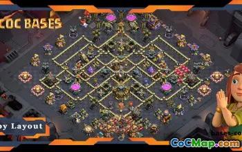 Top TH17 War Base Anti 3 Star Layout #55514