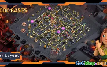 Top TH17 War Base Anti-3 Star Layout #55524
