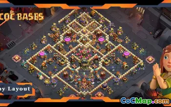 Top TH17 War Base | Anti 3 Star Layouts & Links - CoC #22019