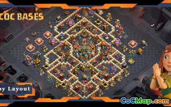 Top TH17 War Base: Anti 3 Stars Layouts for Clash of Clans #21395