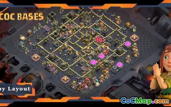 Top TH17 War Base Defense Layout with Link #55550