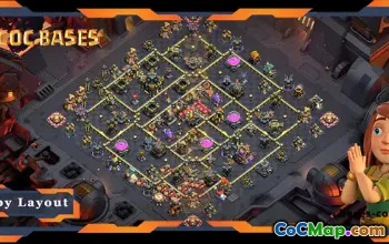 Top TH17 War Base Defense Layout with Link #56730