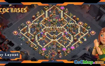 Top TH17 War Base Layout: Anti 3 Star & Link - Clash of Clans #21352