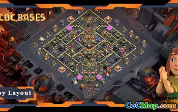 Top TH17 War Base Walls & Anti 3-Star Layout #55740