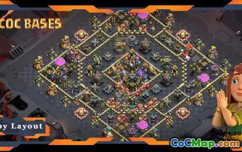 Top TH17 War Base with Anti 2-Star Layout #56765
